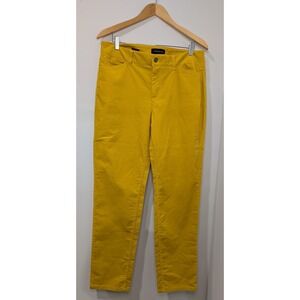 Talbots Women's Yellow Corduroy Pants Size 12‎ Straight Leg